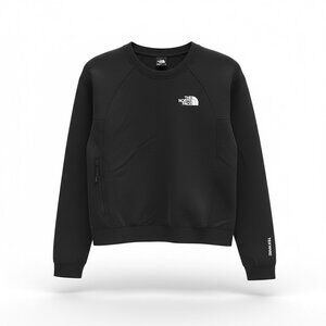 Women North Face Long Sleeve Shirt Black Tekware Medium